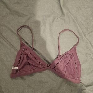 Rhythm Swim Top Size: L Color: Merlot Red